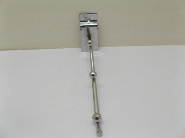 10 Metal Slatwall Grid Peg Hooks 15cm Size - Click Image to Close